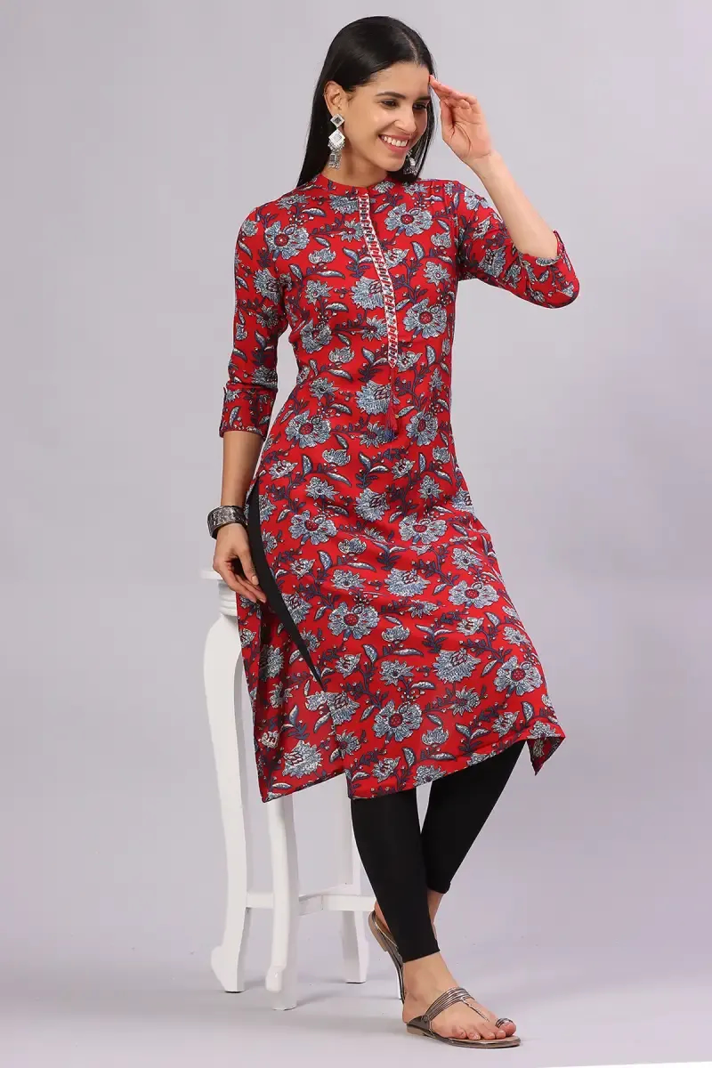 Cotton Printed Kurti for Women 