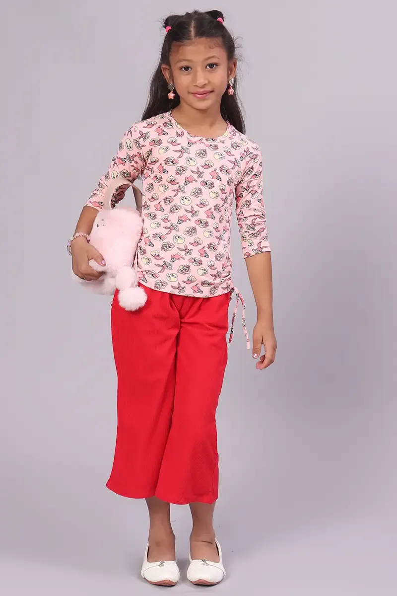 Cotton Conversational Printed T-Shirt for Girl (3 - 16 Yrs)