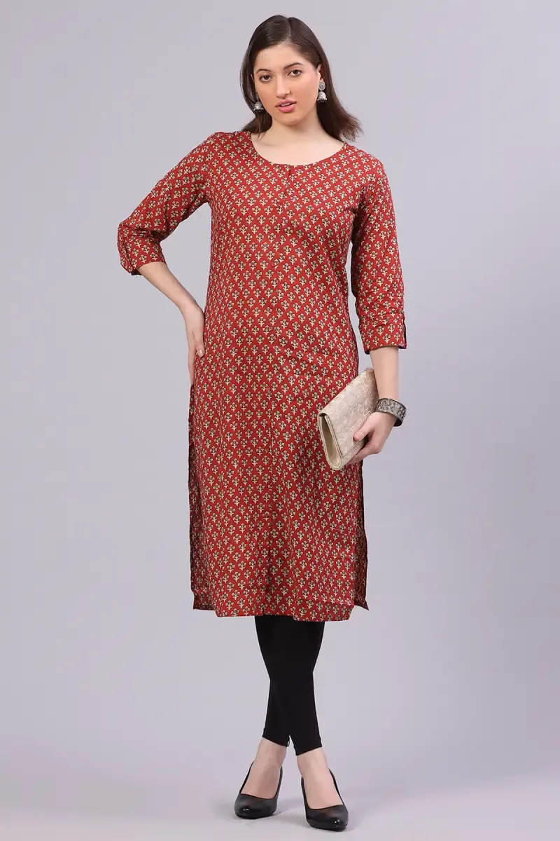 Cotton Printed Kurti for Women 