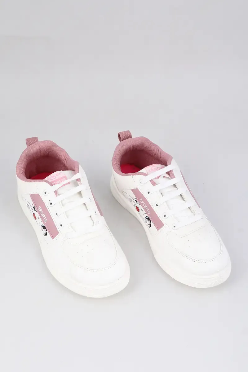 Lace-Up Casual Sneakers for Women and Girls
