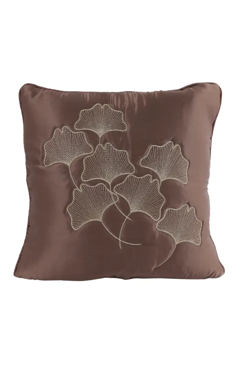 Polyester Floral Printed Cushion Cover - 1 Pc 