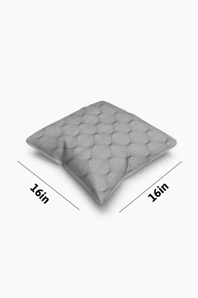 Polyester Embroidery Cushion Cover - 1 Pc