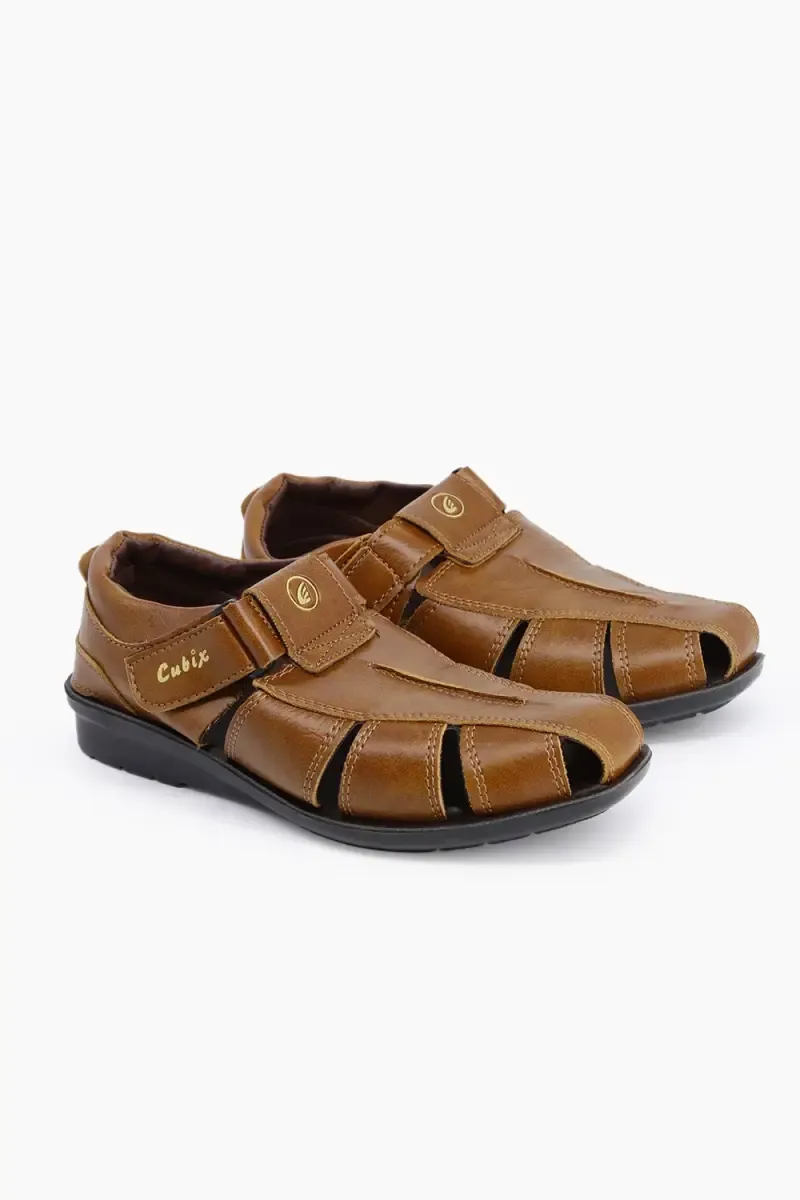 Men's Leather Shoe-Style Sandals