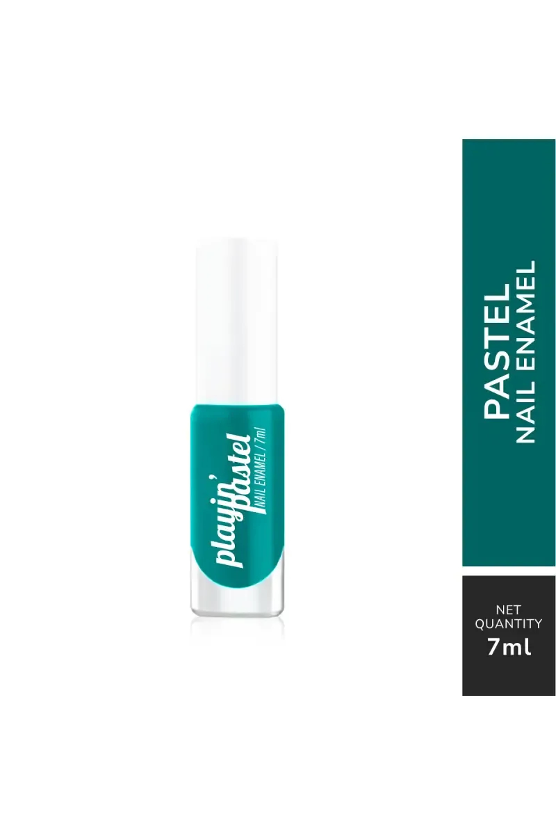 Playin' Pastel Nail Enamel- 7 ml (Dark Turqoise)