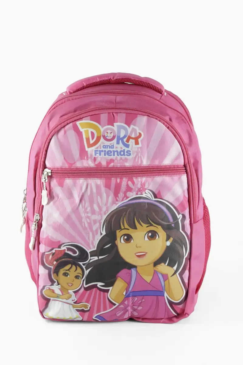 Cartoon Printed School Bag for Kids - Up to 5 yrs