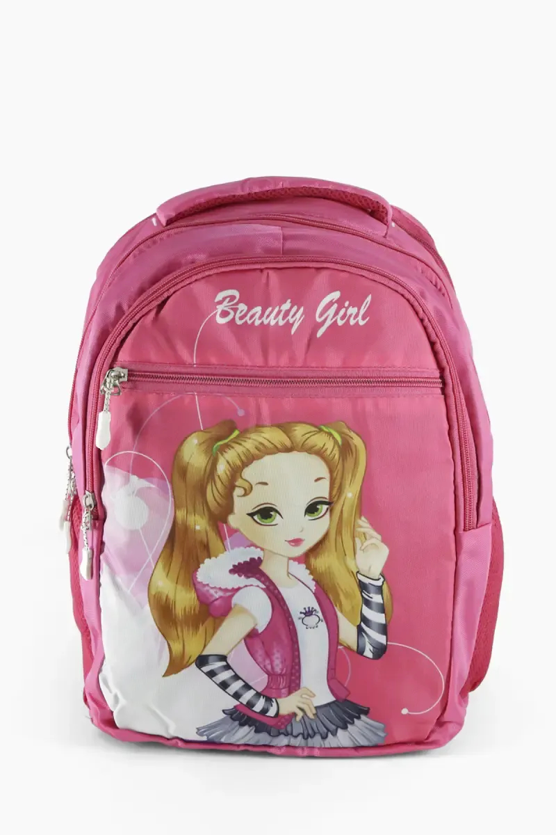 Cartoon Printed School Bag for Kids - Up to 5 yrs