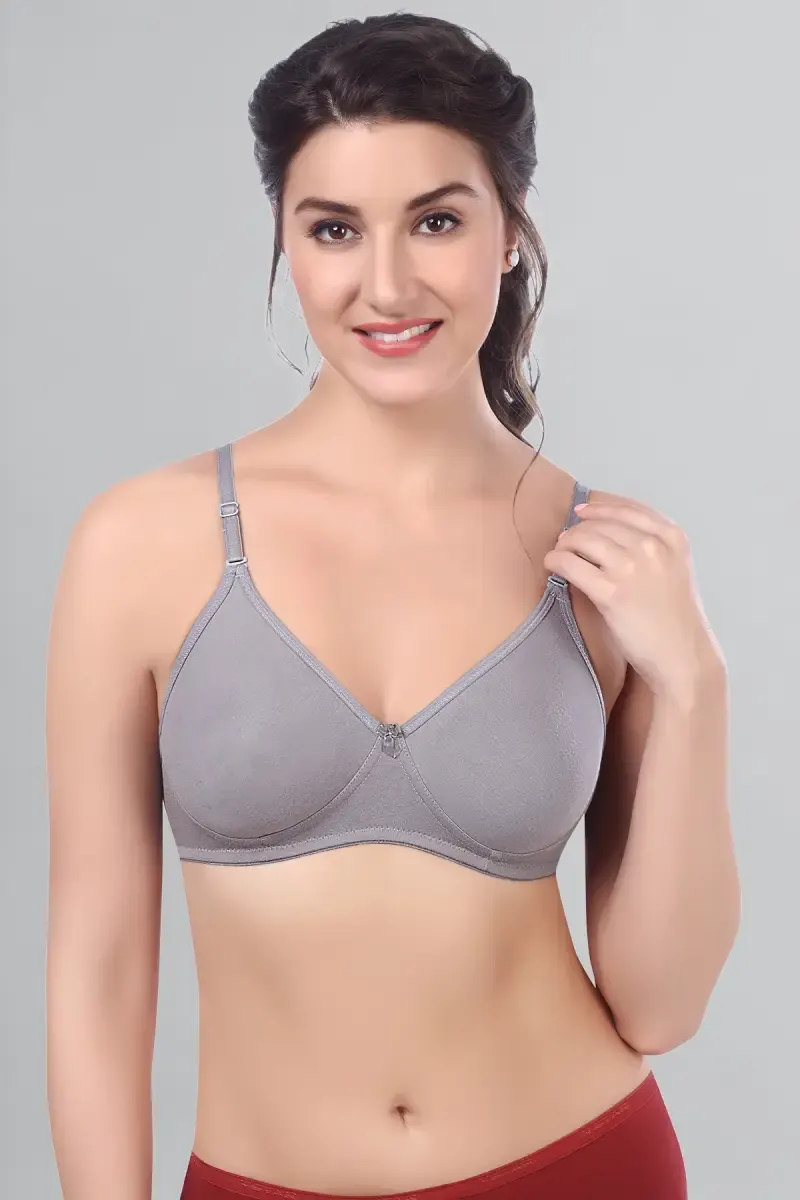 Cotton Non Padded Full Coverage Bra for Women