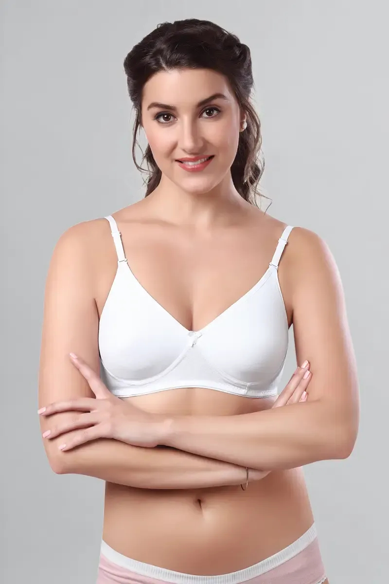 Cotton Non Padded Full Coverage Bra for Women