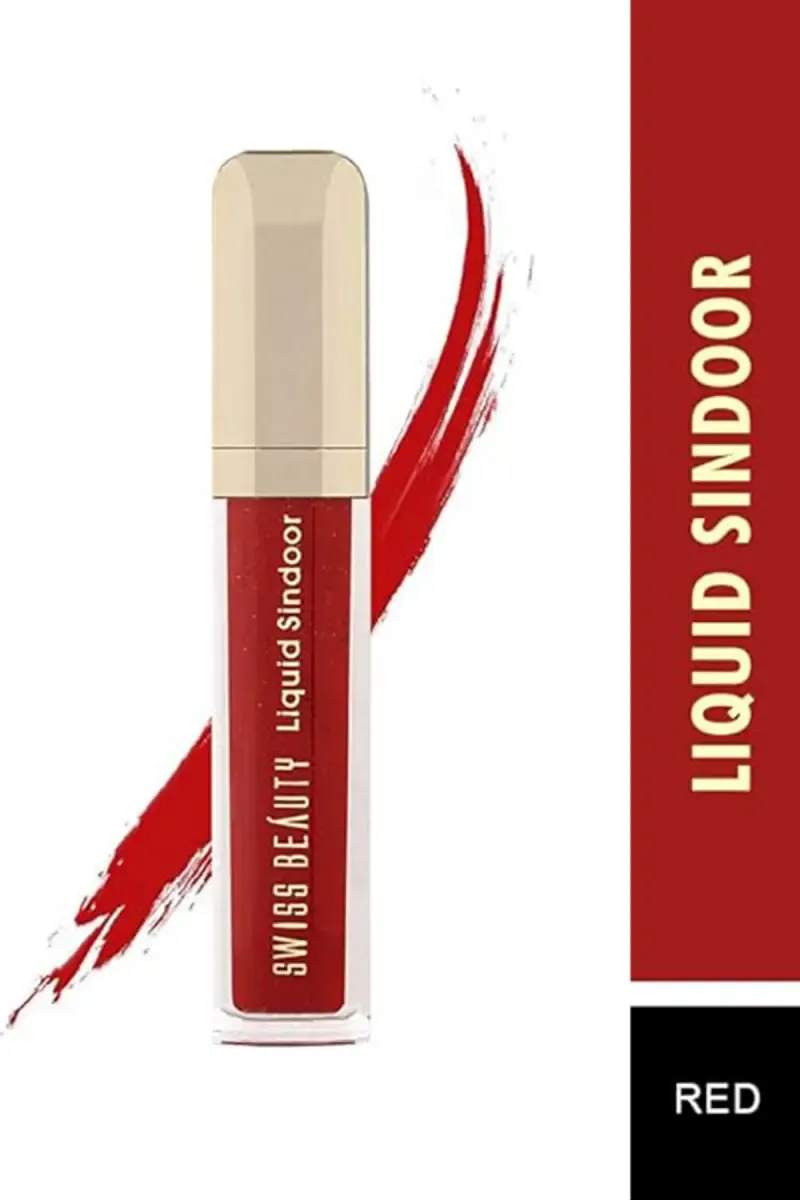 Swiss Beauty Bridal Glam Liquid Sindoor - 8ml (Red) 