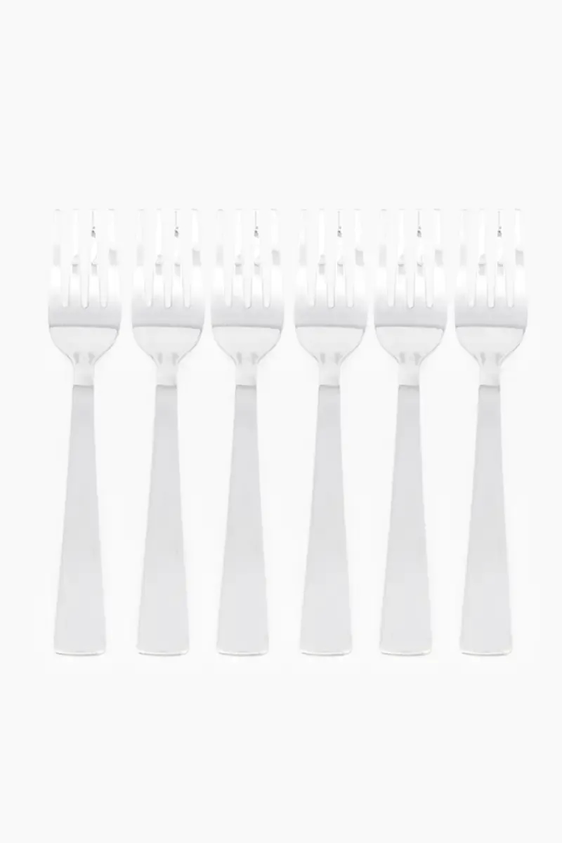 Prabha Stainless Steel Regency Fruit Fork Set - 14cm