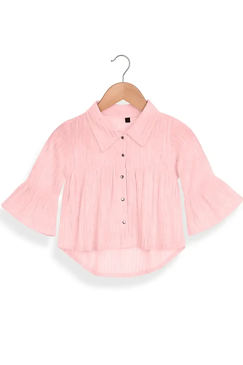Georgette Striped Tops for Girls