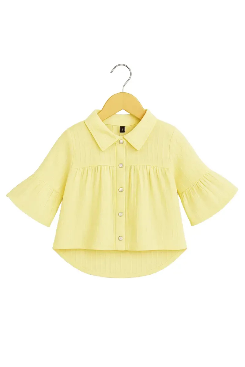 Georgette Striped Tops for Girls