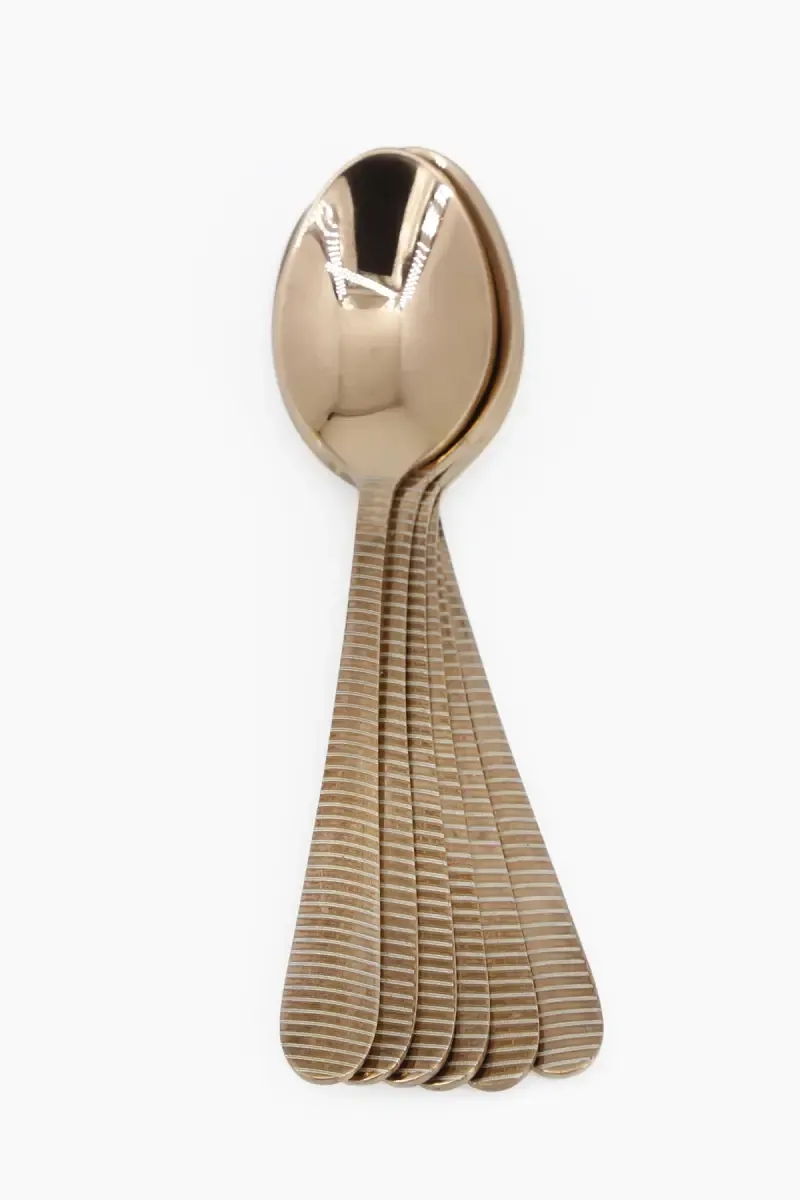 Prabha Stainless Ivory Tea Spoon Set - 14cm