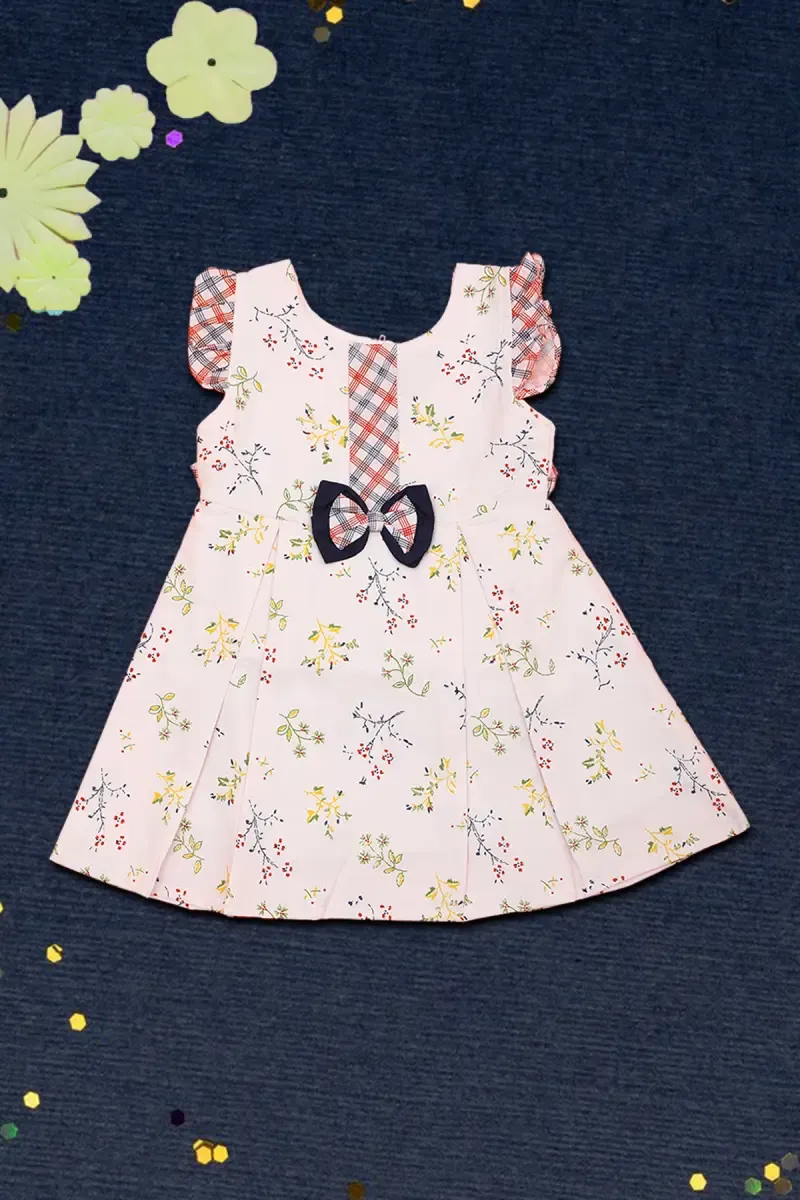 Baby Girl's Cotton Printed Frock 