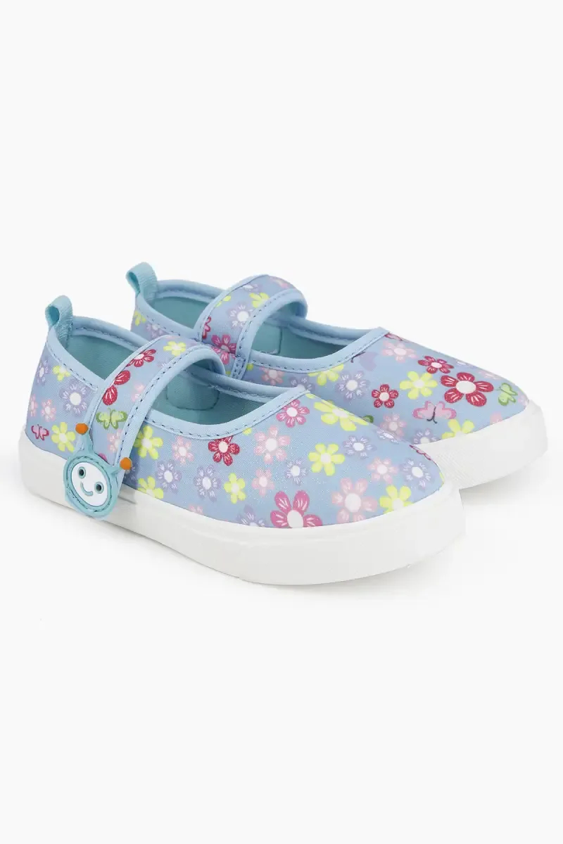 Girl's Casual Floral Ballerinas