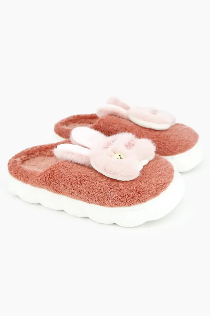 Slip-On Winter Bedroom Slippers for kids