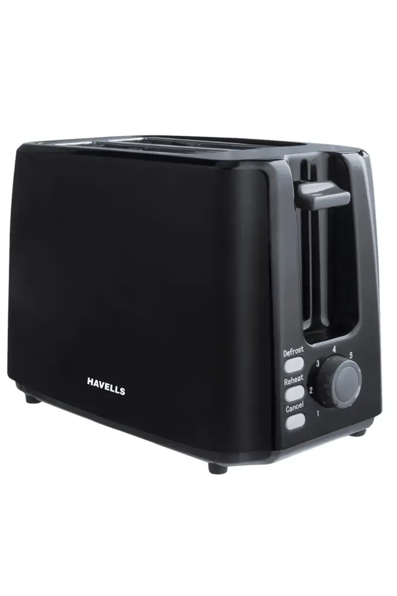 Havells Crisp Plus 750 W 2-Slice Pop-Up Toaster with 7 Heat Settings (Black)