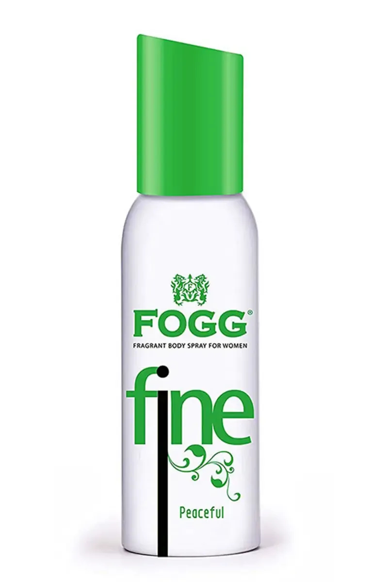 Fogg Fine No Gas Deodorant Body Spray For Women - Peaceful (120 ml)