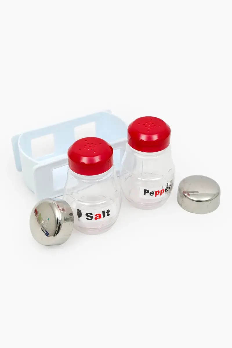 Liza Plastic Salt And Pepper Dispenser Sprinkler - 130 ml (Each)