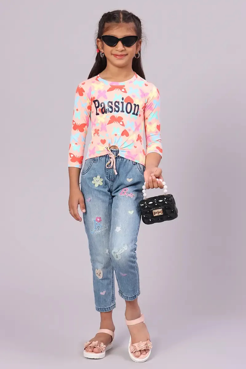 Polyester Printed T-Shirt for Girl (1 - 16 Yrs)