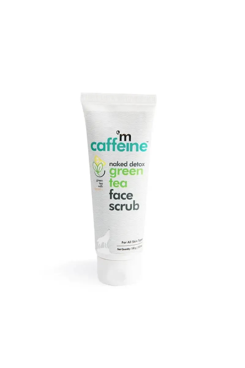 MCaffeine Naked Detox Green Tea Face Scrub - 100g