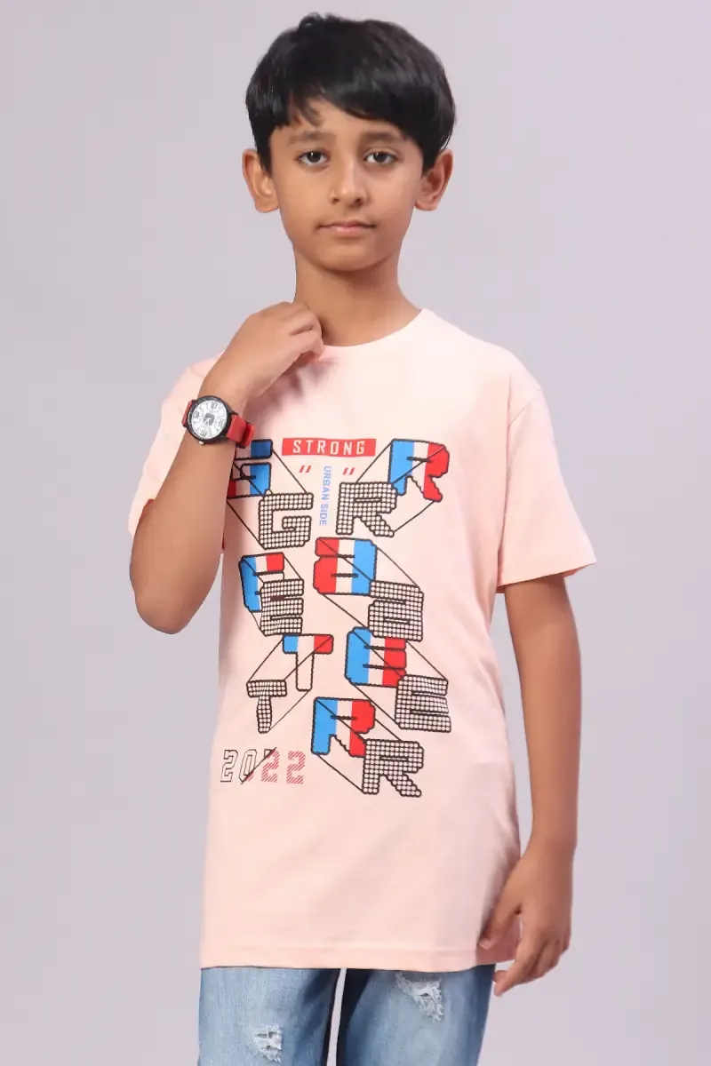 Cotton Printed T-shirt for Boy