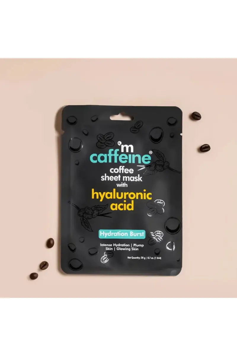 Mcaffeine Coffee With Hyaluronic Acid Sheet Mask - 20g (1 Unit) 