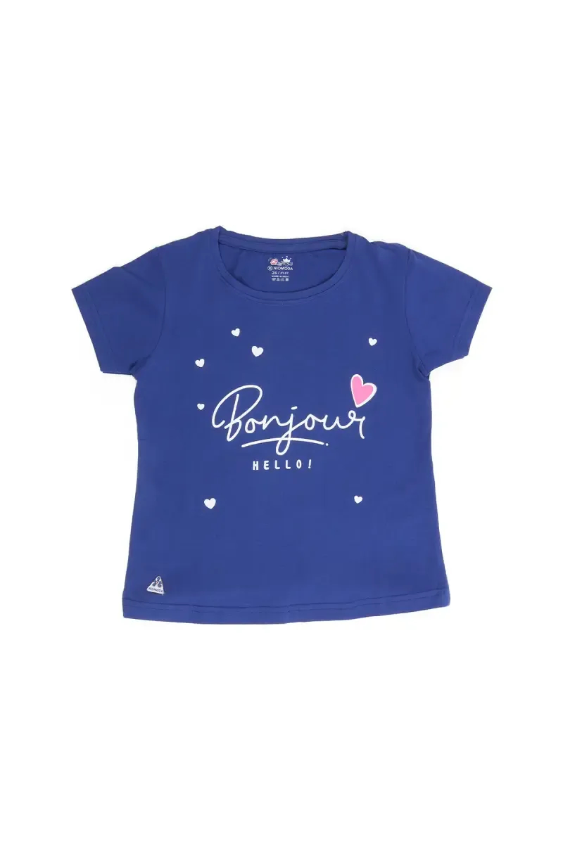 Girls Cotton Printed T-shirt 