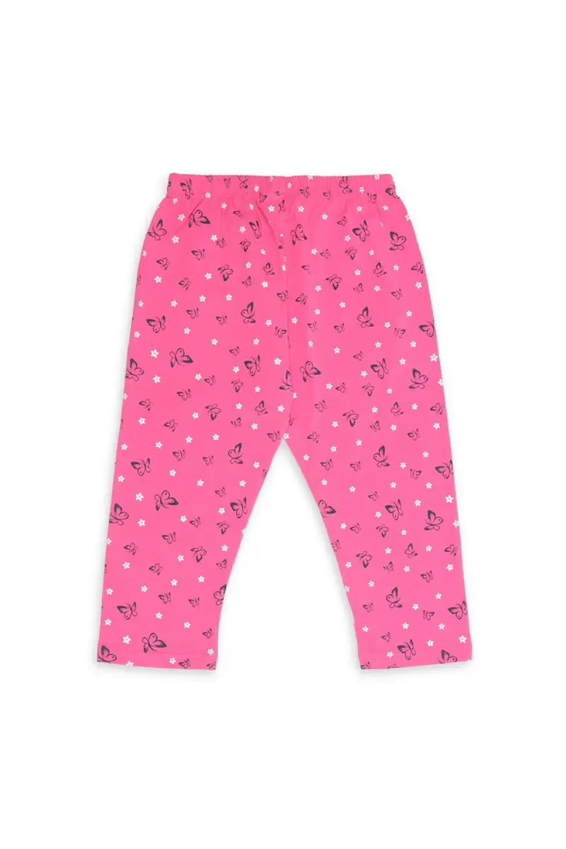 Girls Cotton Printed Pyjama Pant