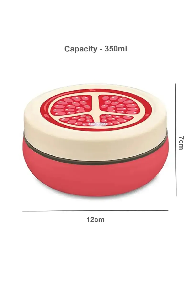 Asian Plastic & Stainless Steel Fun Meal Super Lunch Box - 350 ml