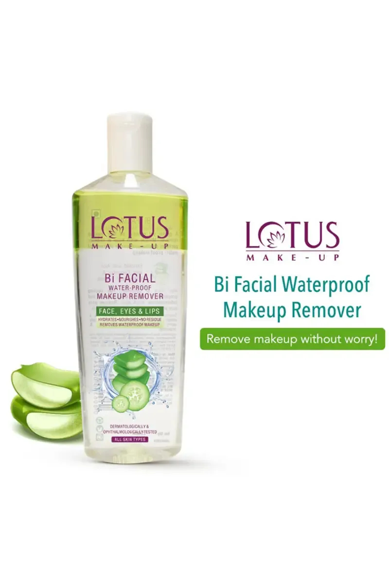 Lotus Herbals Bi Facial Waterproof Makeup Remover - 100ml