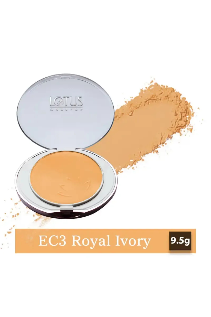 Lotus Make-Up Finish Pressed Powder - 9.5gm (Royal Ivory) 