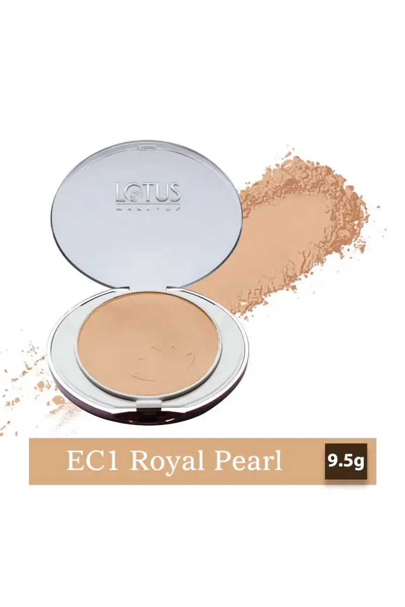 Lotus Make-Up Finish Pressed Powder - 9.5gm (Royal Pearl) 