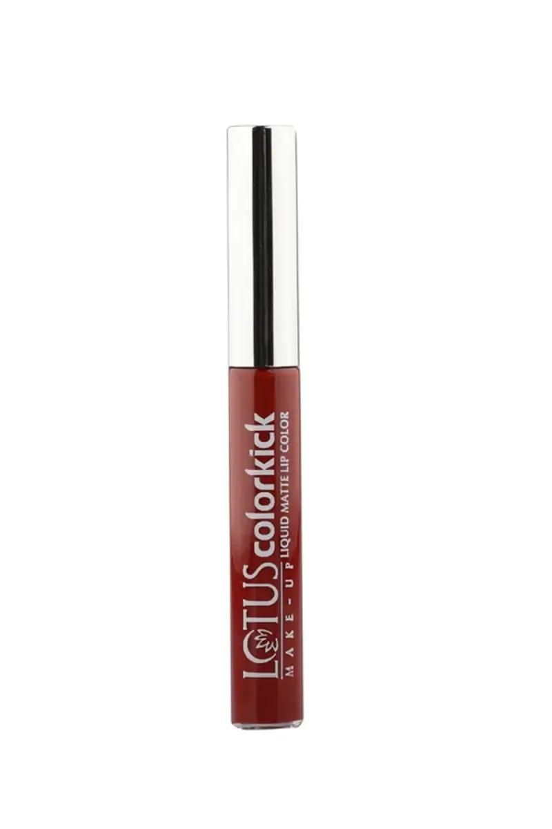 Lotus Make-up Liquid Matte LipColor - 6gm (Magic Maroon) 