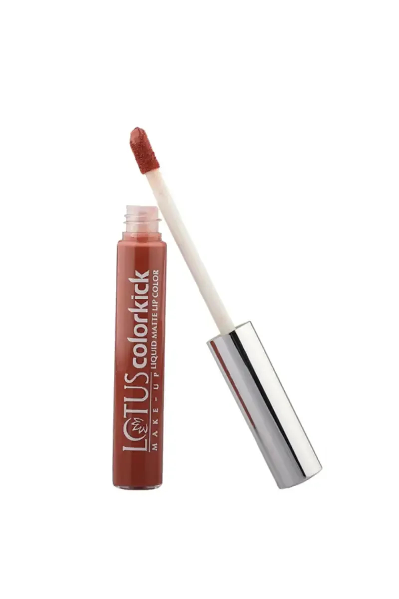 Lotus Make-up Liquid Matte LipColor - 6gm (Praline) 