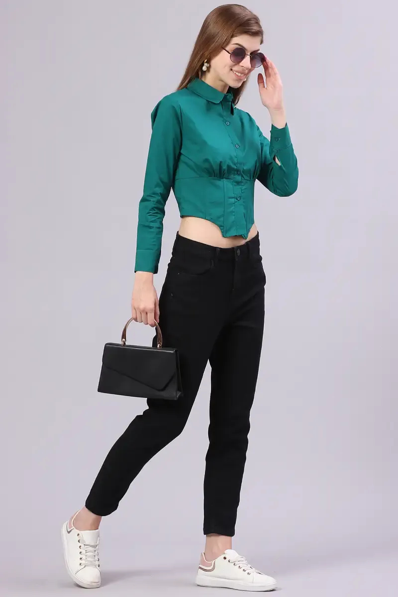 Cotton Corset Style Top for Women
