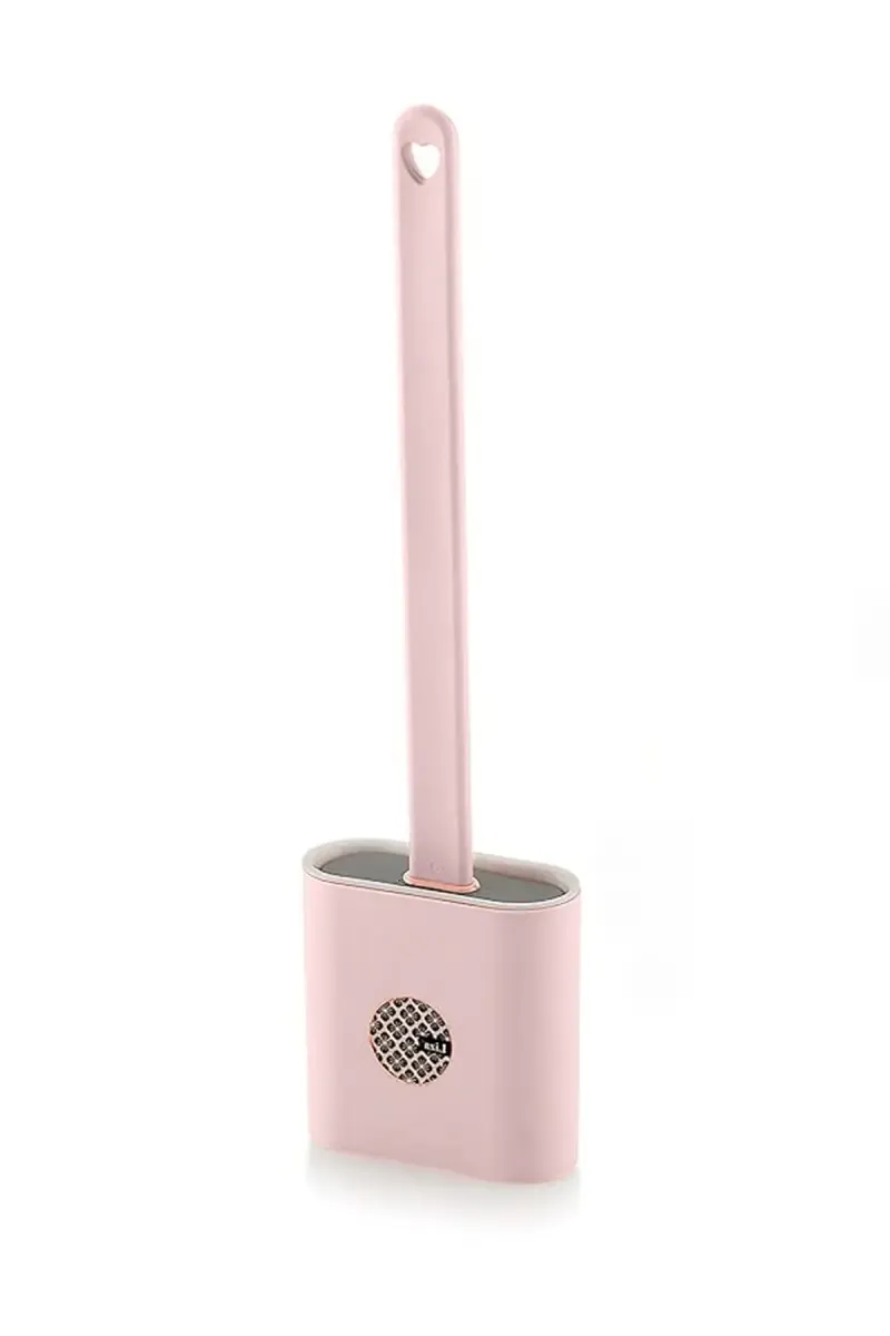 Liza Plastic Toilet Brush with Holder - 36 cm