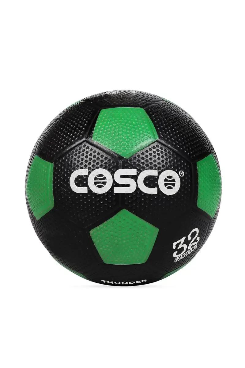 Cosco Thunder Football (Black, Green)- Size 5 