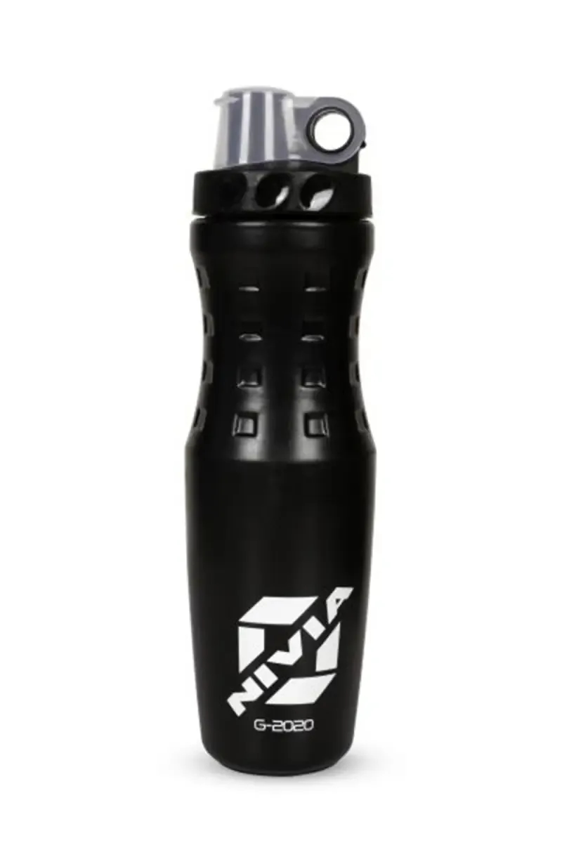 Nivia G 20-20 Sipper Bottle (Black, pack of 1) - 600 ml