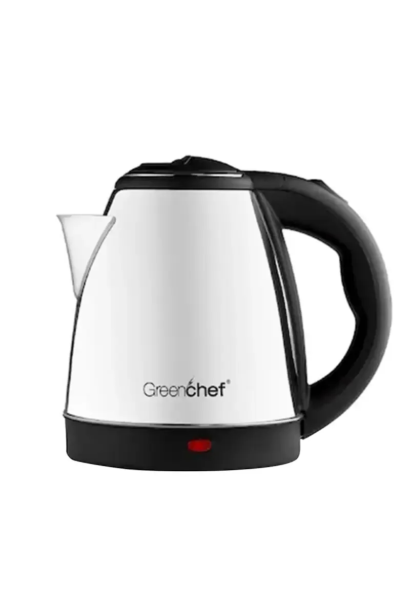 Greenchef Swift 1.5 Ltr Stainless Steel Electric Kettle (Silver)