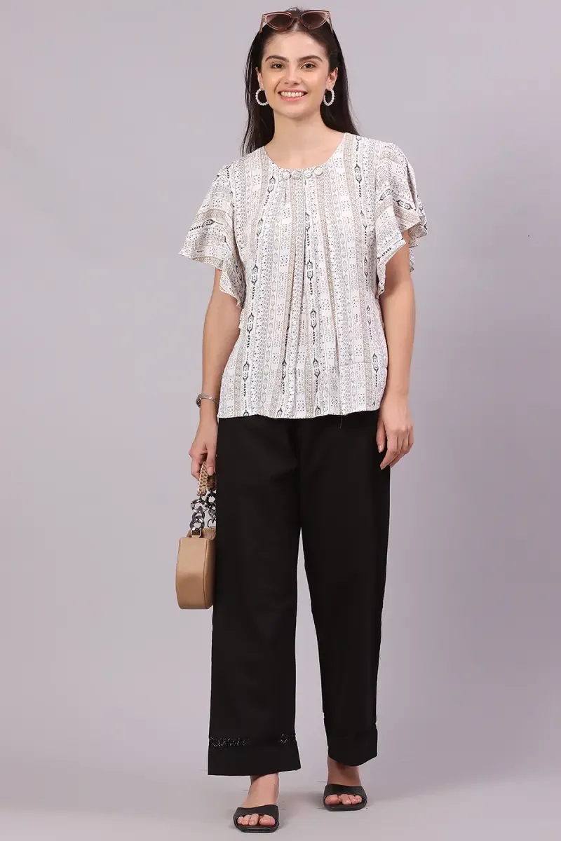 Georgette Printed Top for Women
