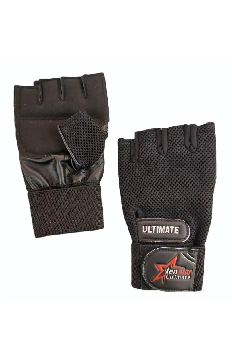 Unisex Ultimate Gym Gloves (Black)