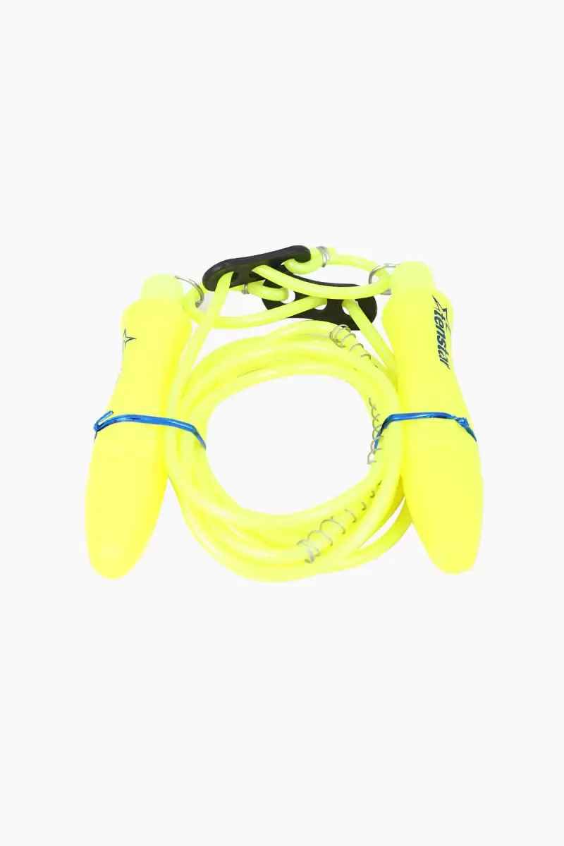Tenstar Adjustable Skipping Rope (Yellow)