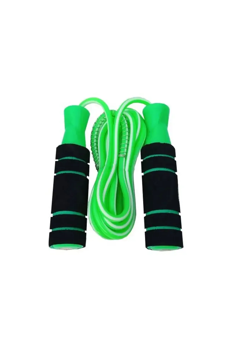 Tenstar Adjustable Skipping Rope (Green)