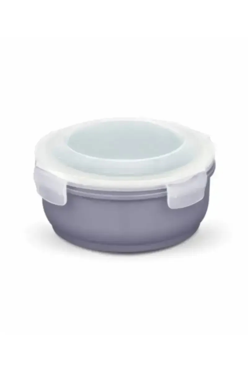 Asian Plastic & Stainless Steel Duralock Container - 650ml