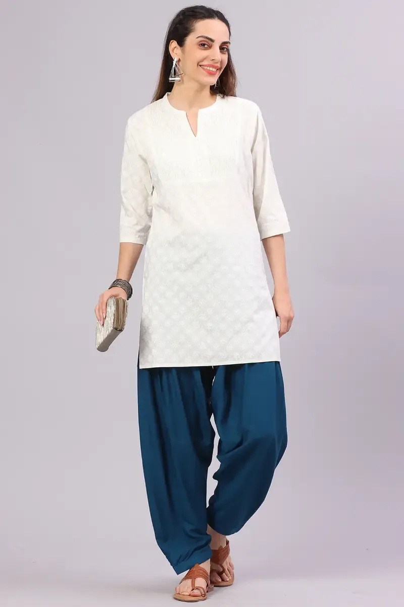 Rayon Solid Patiala Pant for Women