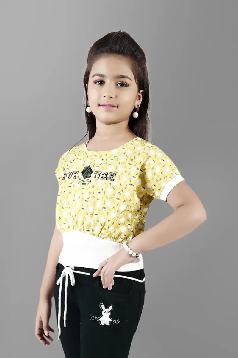 Girl's Georgette Printed Tops(5 - 17 Yrs)