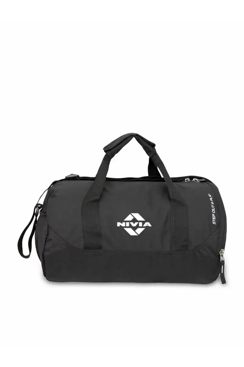 Nivia Beast-4 Unisex Gym Bags - Pack of 1 (Large, Black)