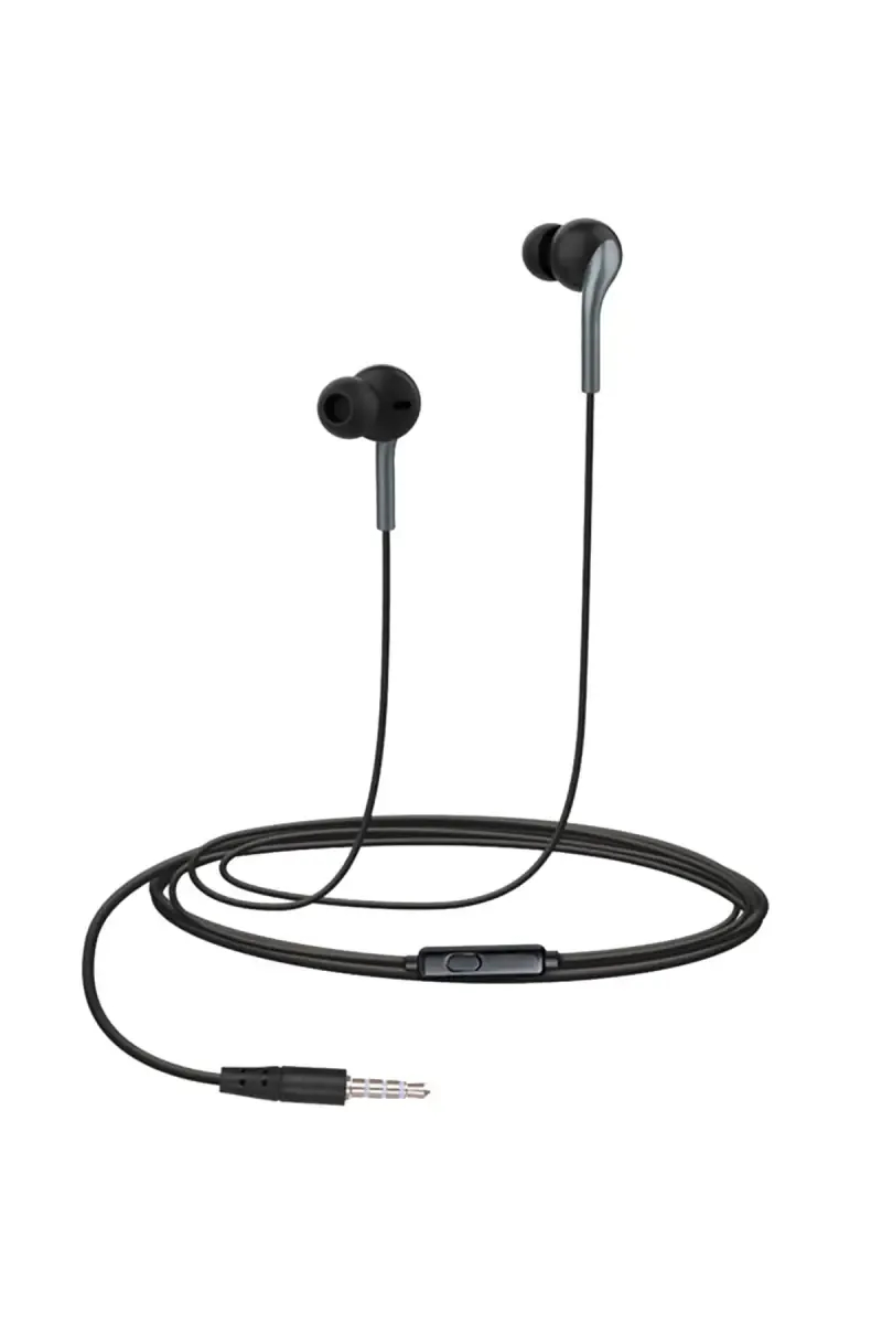 Zebronics Bro+ 3.5mm In Ear Wired Earphone with Mic, 14mm Drivers, Multi Function Button (Black)