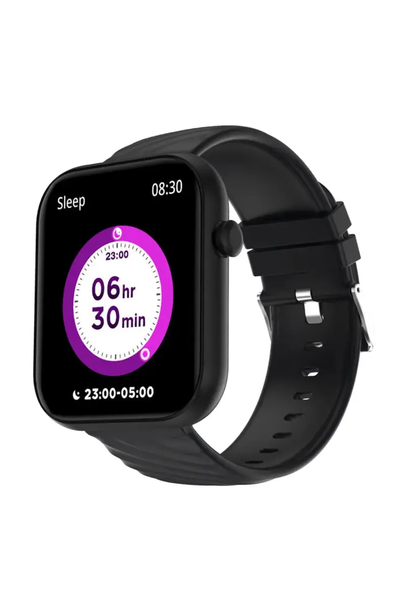 Zebronics Drip Pro 1.80" Smartwatch with Bluetooth Calling, 8 Menu UI, Health Tracker, Built-in Games (Black)